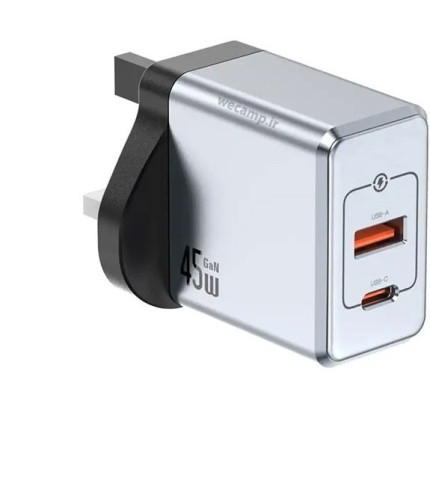شارژر دیواری 35 وات گرین پرمیوم لاین مدل Green Lion GaN Premium UK Plug Wall Charger 35W