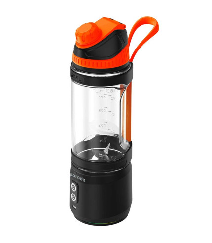 شیکر شارژی 700 میلی‌لیتر 240 وات پورودو مدل Porodo Lifestyle Dual Spin Clockwise & Reverse Portable Blender PD-PBLNDR