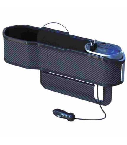 نظم دهنده و شارژر فندکی ماشین گرین لاین مدل Green Lion Universal Organizer With Wireless Doc GNUNORGCDOWBK GL-SX-12-6