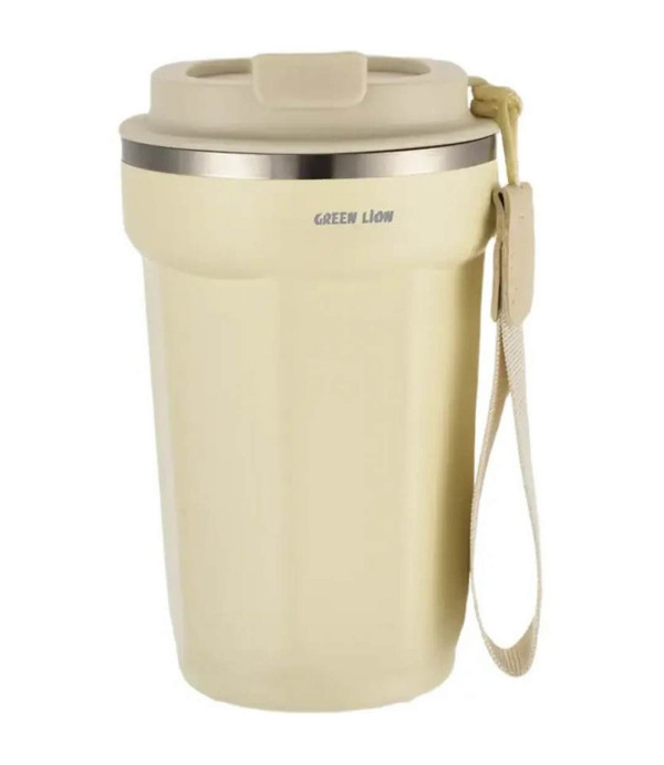 ماگ وکیوم مسافرتی گرین لاین مدل  Green Lion Vacuum Mug 380mL GNVCMC380ML با ظرفیت 380 میلی لیتر