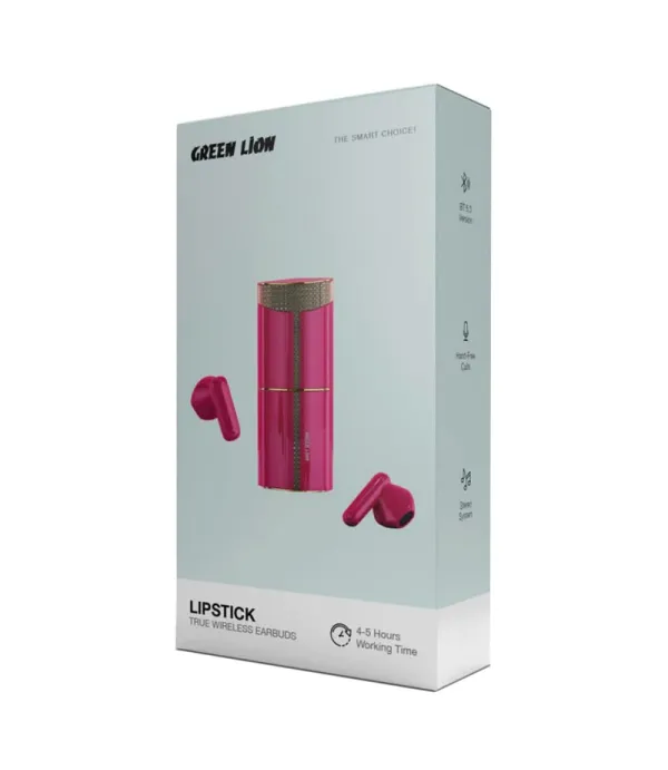 هندزفری بلوتوثی 5.3 ضد آب گرین لاین مدل Green Lion Lipstick True Wireless Earbuds GNLPTKTWS