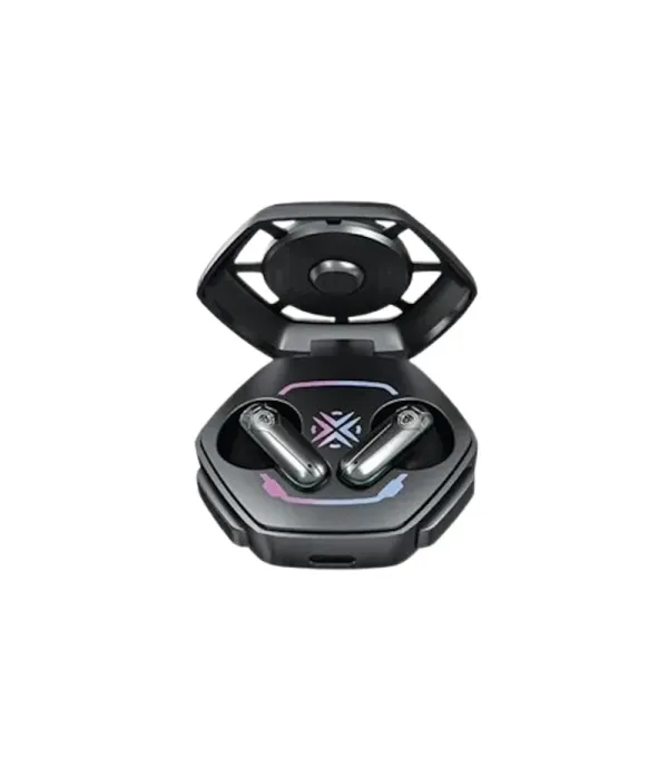 هندزفری بلوتوثی 5.3 قابلیت نویز کنسلینگ ENC  نور RGB و ضد آب گرین لاین مدل Green Lion Nitro True Wireless Earbuds GNNTRTWSBK