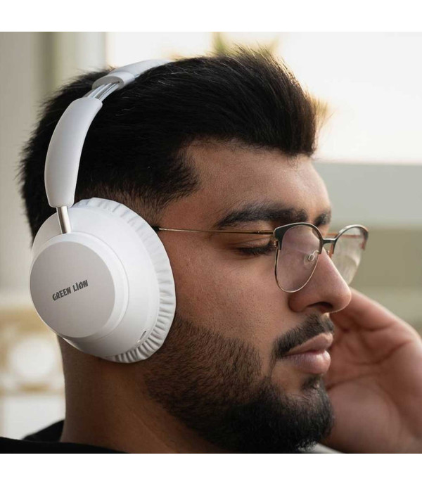 هدفون بلوتوثی و سیمی استریو گرین لاین مدل Green Lion Santiago Wireless Headphone GNSNTGANCHP