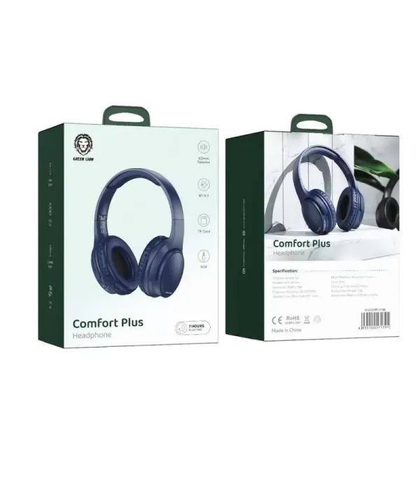 هدفون بلوتوث استریو گرین لاین مدل Green Lion Comfort Plus Headphone GNCOMPLHP