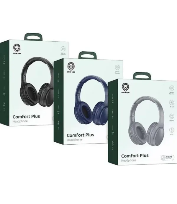 هدفون بلوتوث استریو گرین لاین مدل Green Lion Comfort Plus Headphone GNCOMPLHP