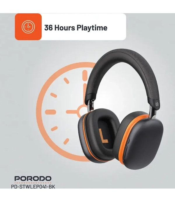 هدفون بی سیم پرودو مدل Porodo Vibe PD-STWLEP041 Wireless Headphone
