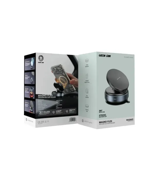 هولدر گوشی وکیوم مگنتی دستی گرین لاین مدل Green Lion Magno Flex Vacuum Suction Holder