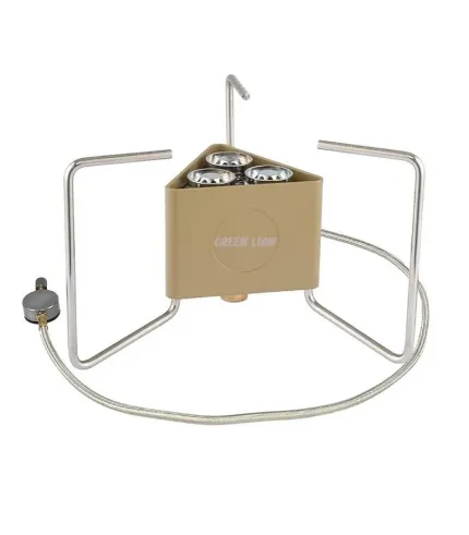 اجاق سفری گرین لاین مدل Green Lion 3-Burner Foldable Camping Stove GN3BRNFLDCSKI