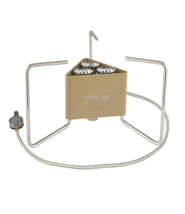 اجاق سفری گرین لاین مدل Green Lion 3-Burner Foldable Camping Stove GN3BRNFLDCSKI