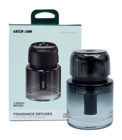خوشبو کننده هوا مناسب خودرو، منزل و محل کار 130 میلی لیتر گرین لاین مدل Green Lion Fragrance Diffuser 130mL GNFRGCDIFBK