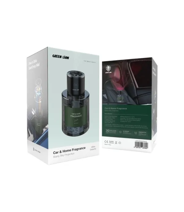 خوشبو کننده هوا مناسب خودرو، منزل و محل کار 160 میلی لیتر گرین لاین مدل Green Lion Car And Home Fragrance GNCARHMFRACL