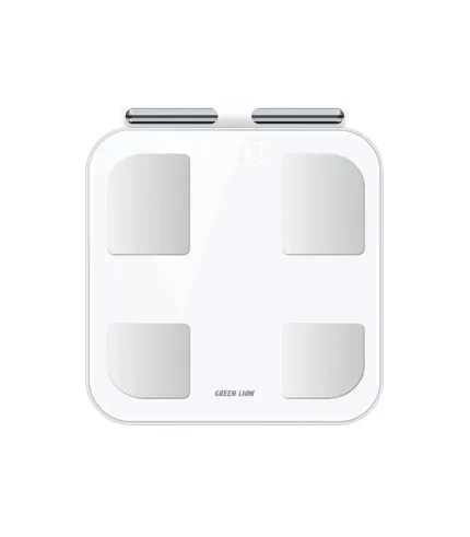 ترازوی هوشمند اپلیکیشن اختصاصی 180 کیلوگرم گرین لاین مدل Green Lion Smart Body Scale with 8 Electrodes GNSMBDSCALWH