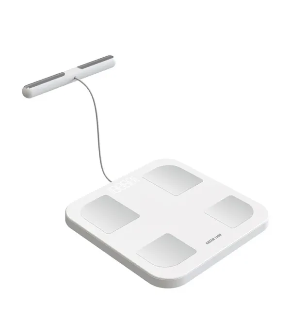 ترازوی هوشمند اپلیکیشن اختصاصی 180 کیلوگرم گرین لاین مدل Green Lion Smart Body Scale with 8 Electrodes GNSMBDSCALWH
