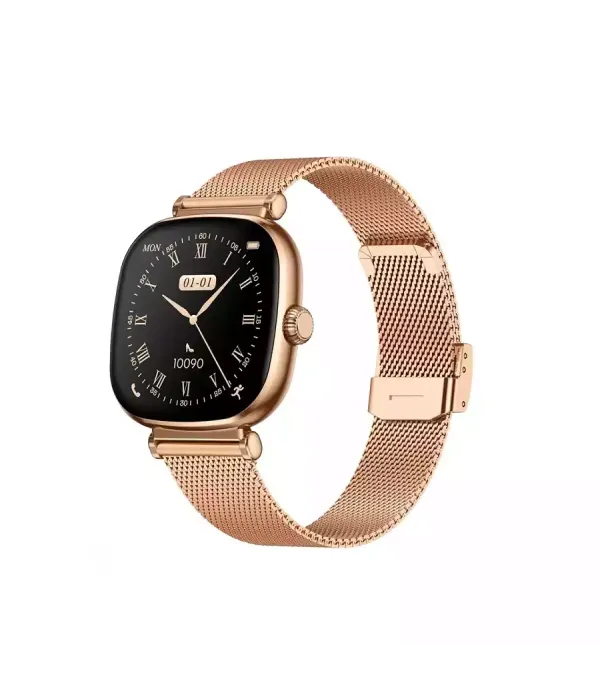 ساعت هوشمند صفحه مربع ضد آب و گرد و خاک گرین لاین مدل Green Lion Princess Smart Watch GNPRISWG