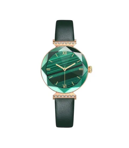ساعت هوشمند صفحه دایره ضد آب و گرد و خاک گرین لاین مدل Green Lion Swarovski Smart Watch GNSWAROSWR