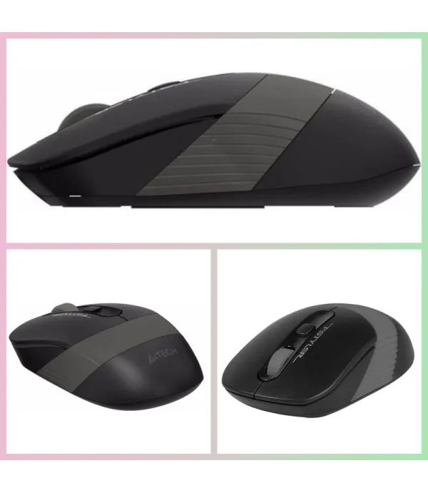 ماوس بی سیم ای فورتک دقت 2000 DPI مدل A4Tech FStyler FG10S Wireless Mouse