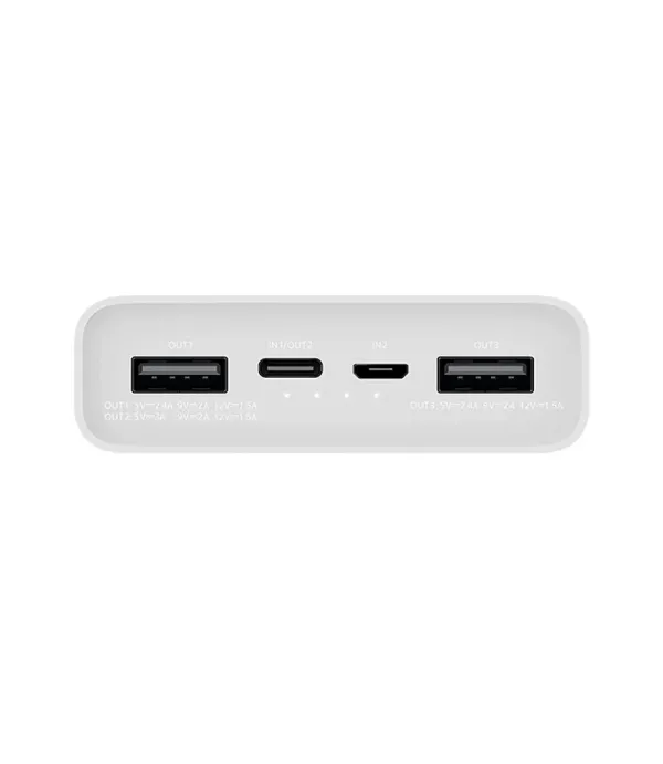 پاوربانک 20 هزار میلی آمپر ساعت شیائومی مدل Mi PLM18ZM 20000mAh Power Bank