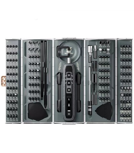 ست پیچ گوشتی شارژی 180 عددی جاک می JAKEMY JM-8193 180 in 1 Electric Torque Screwdriver Set