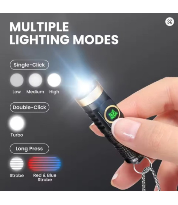چراغ قوه مینی شارژی YEMAO M10 TG3 mini Torch