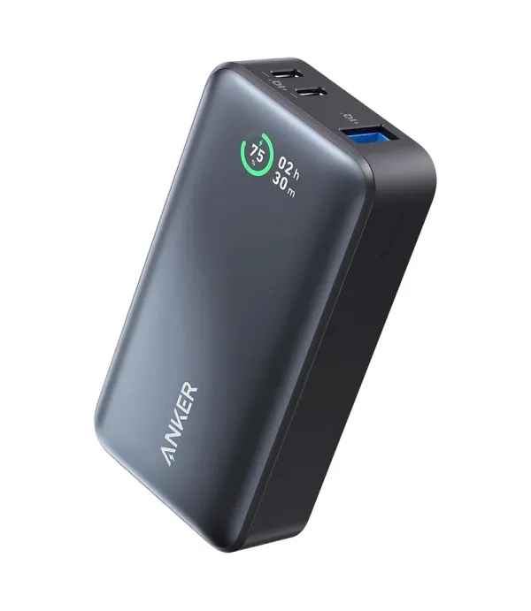 پاوربانک 10 هزار میلی آمپر ساعت فست شارژ 30 واتی انکرمدل ANKER 10000mAh Power Bank A1256H11