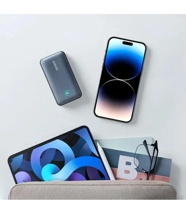 پاوربانک 10 هزار میلی آمپر ساعت فست شارژ 30 واتی انکرمدل ANKER 10000mAh Power Bank A1256H11