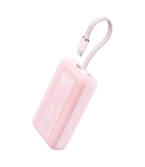 پاور بانک فست شارژ 30 وات 10000 میلی آمپر انکر مدل Anker Zolo Power Bank 10000mAh 30W Built-in Cables A1688