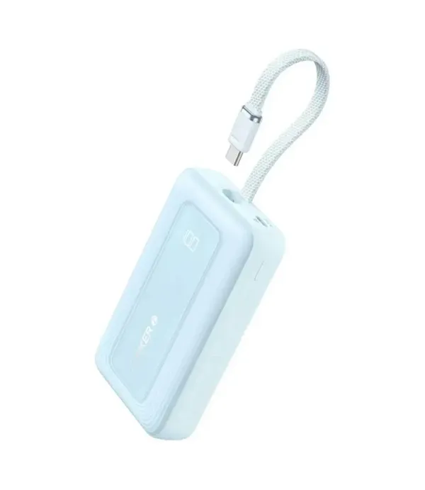 پاور بانک فست شارژ 30 وات 10000 میلی آمپر انکر مدل Anker Zolo Power Bank 10000mAh 30W Built-in Cables A1688