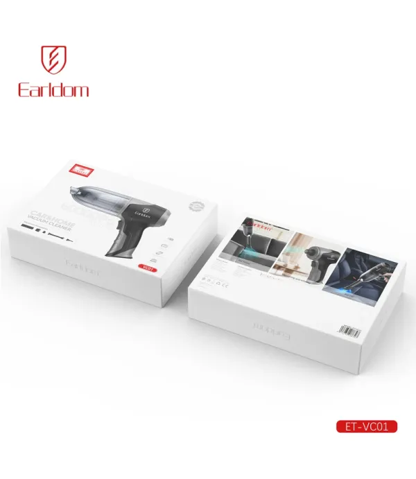 جارو شارژی خودرو ارلدام مدل Earldom VC01 3600mAh Wireless Car Vacuum Cleaner