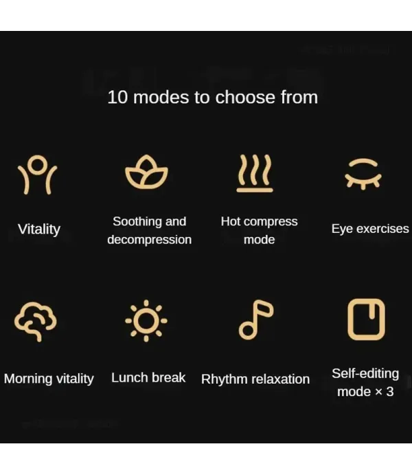 ماساژور چشم با قابلیت ضربه زنی با کمپرس گرم میجیا شیائومی مدل  Xiaomi Mijia Smart Eye Massager MJYBAM01YMYY