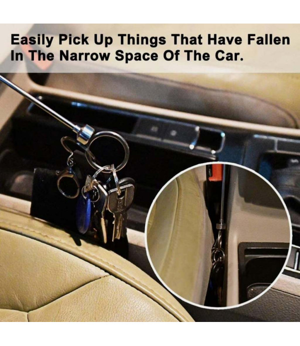 چراغ قوه خرطومی آهن ربایی شارژی LED Telescoping Magnetic Flashlight Pickup Tool Car Repair Outdoor Camping Home Use Cool Gadget