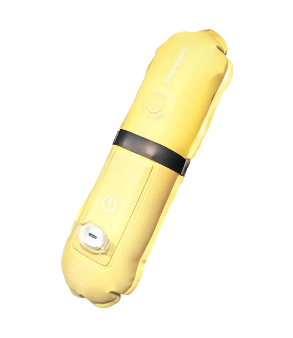 چراغ بادی کاملا ضد آب اتصال آهنربایی پرودو مدل Porodo Lifestyle Inflatable Outdoor Magnetic Tube Light White PD-LFST136-WH