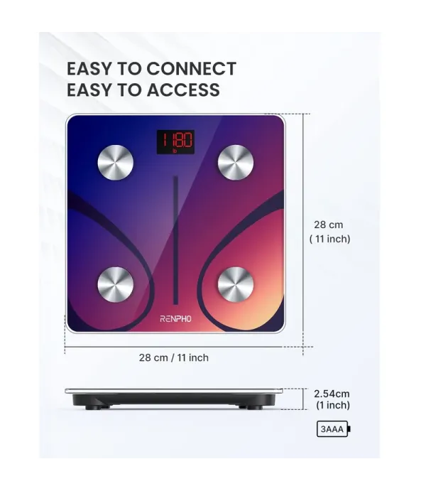 ترازو هوشمند رنفو مدل Renpho Smart Scale ES-CS20M
