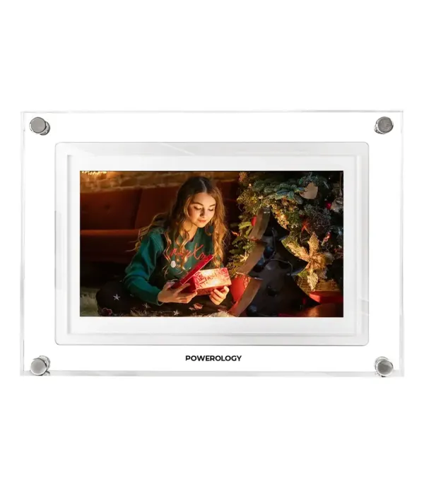 قاب عکس دیجیتالی 7 اینچی هوشمند پاورولوژی مدل Powerology 7'' Smart Frame Digital Photo Display PSM019WH