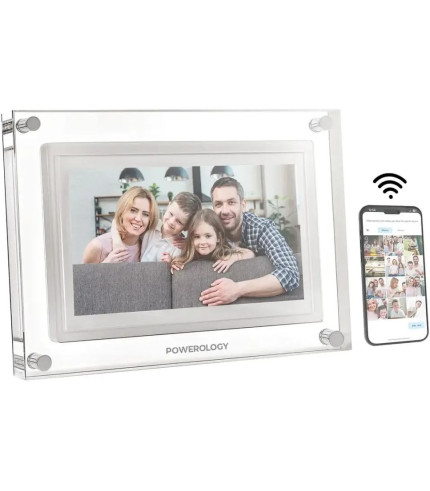 قاب عکس دیجیتالی 10 اینچی هوشمند پاورولوژی مدل Powerology 10'' Smart Frame Digital Photo Display PSM021WH