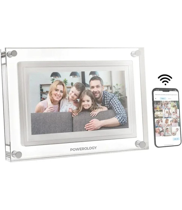 قاب عکس دیجیتالی 10 اینچی هوشمند پاورولوژی مدل Powerology 10'' Smart Frame Digital Photo Display PSM021WH
