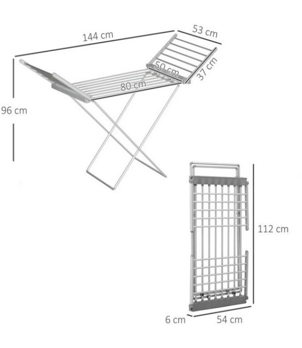 رخت خشک کن برقی جیپاس مدل Geepas Electric Clothes Dryer GDR63059UK