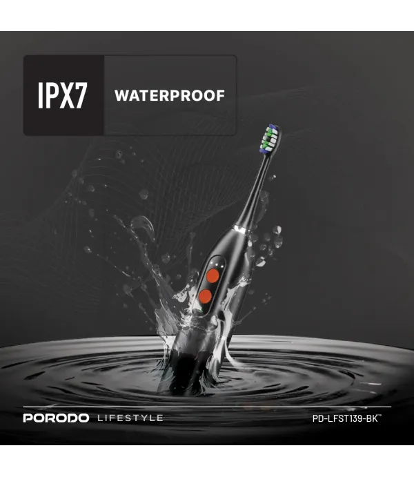 مسواک برقی و واتر جت شست و شو دهنده دهان و دندان پرودو مدل PORODO Water Floss & Sonic Electric Toothbrush LFS139