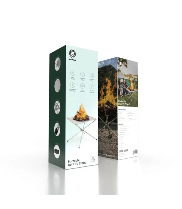 آتش دان گرین لاین مدل Green Lion Portable Bonfire Stainless Steel Stand GNBNFRESTSTND
