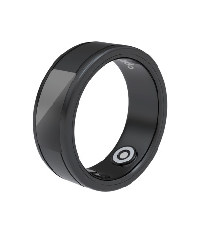 حلقه هوشمند لمسی , پایش ضربان قلب, مانیتورینگ دمای بدن, ورزشی, ردیابی فعالیت پرودو مدل Porodo Smart Wearable Ring with Touch Function PD-SRT11-BK