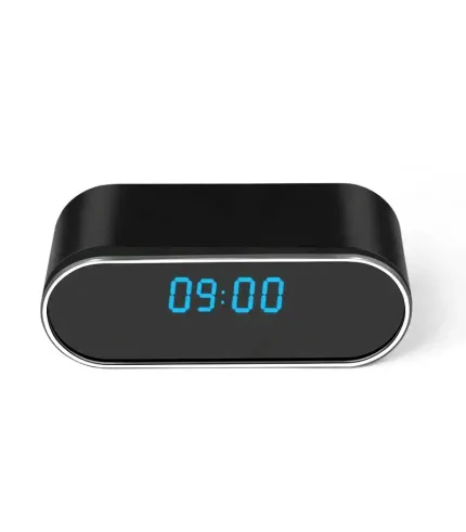 ساعت رومیزی دوربین دار دید در شب Full HD مموری خور اتصال wifi مدل Monitoring Wireless Night View Clock Camera