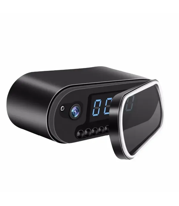 ساعت رومیزی دوربین دار دید در شب Full HD مموری خور اتصال wifi مدل Monitoring Wireless Night View Clock Camera