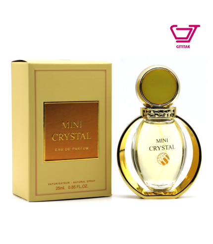 عطر جیبی ادوپرفیوم زنانه مینی کریستال بولگاری گلدیا 25 میلی لیتر