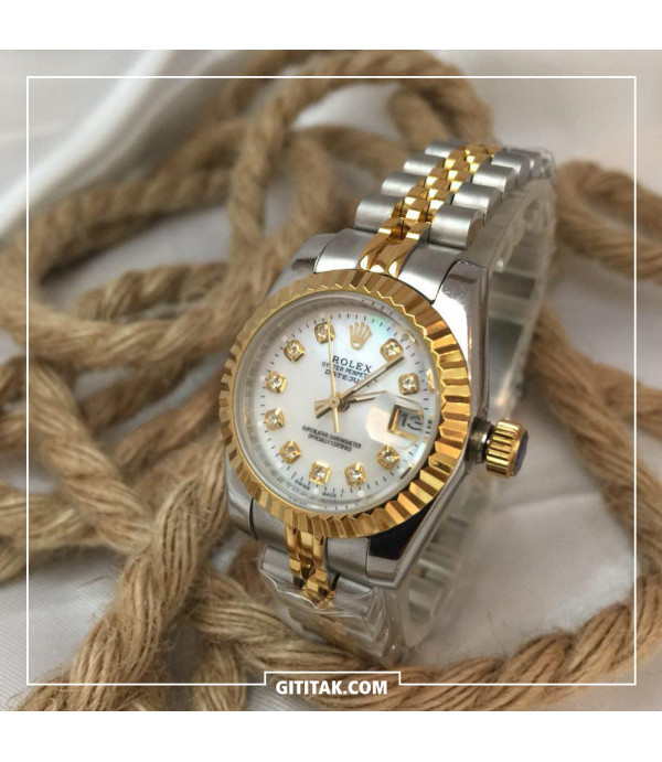 ساعت زنانه رولکس Datejust موتور کوارتز - RD13