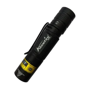 چراغ قوه UV Alonefire SV43 با توان 15 وات، دو LED 365nm+395nm، ضدآب IP65 و باتری 21700؛ مناسب شکار عقرب، تشخیص اسکناس و استفاده صنعتی
