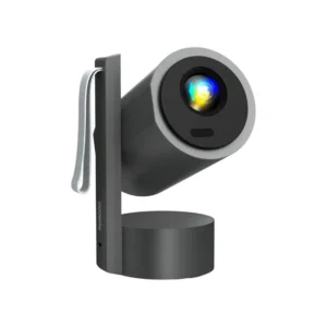 ویدئو پروژکتور هوشمند پورودو Full HD Smart Projector Gray | کیفیت 1080p، اندروید داخلی و اسپیکر قدرتمند