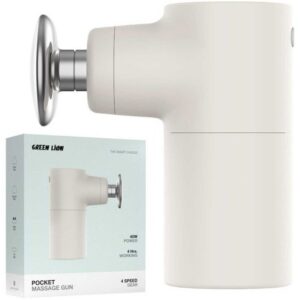 ماساژور جیبی گرین لاین Pocket Massage Gun | موتور براشلس 40W، چهار سری، چهار سرعت، طراحی سبک و قابل حمل