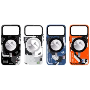 قاب یانگ کیت آیفون سری 17 طرح Cyberpunk 360