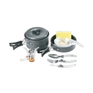 ست ظروف کمپینگ گرین لاین مدل Green Lion 10 IN 1 Camping Cookware | سرویس آشپزی سفری و آفرود