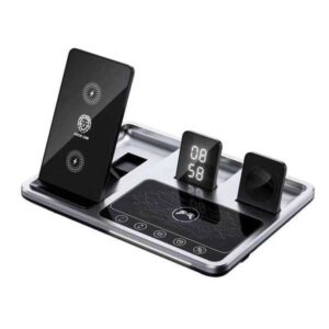 استند شارژ بی سیم 4 در 1 گرین لاین مدل Green Lion 4 in 1 Wireless Charging Station | شارژر وایرلس چندکاره