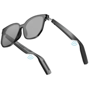 عینک هوشمند پورودو مدل Porodo Lifestyle Optix Smart Glasses with Audio PDSGUVP119BK | بلوتوث 5.3 با اسپیکر داخلی